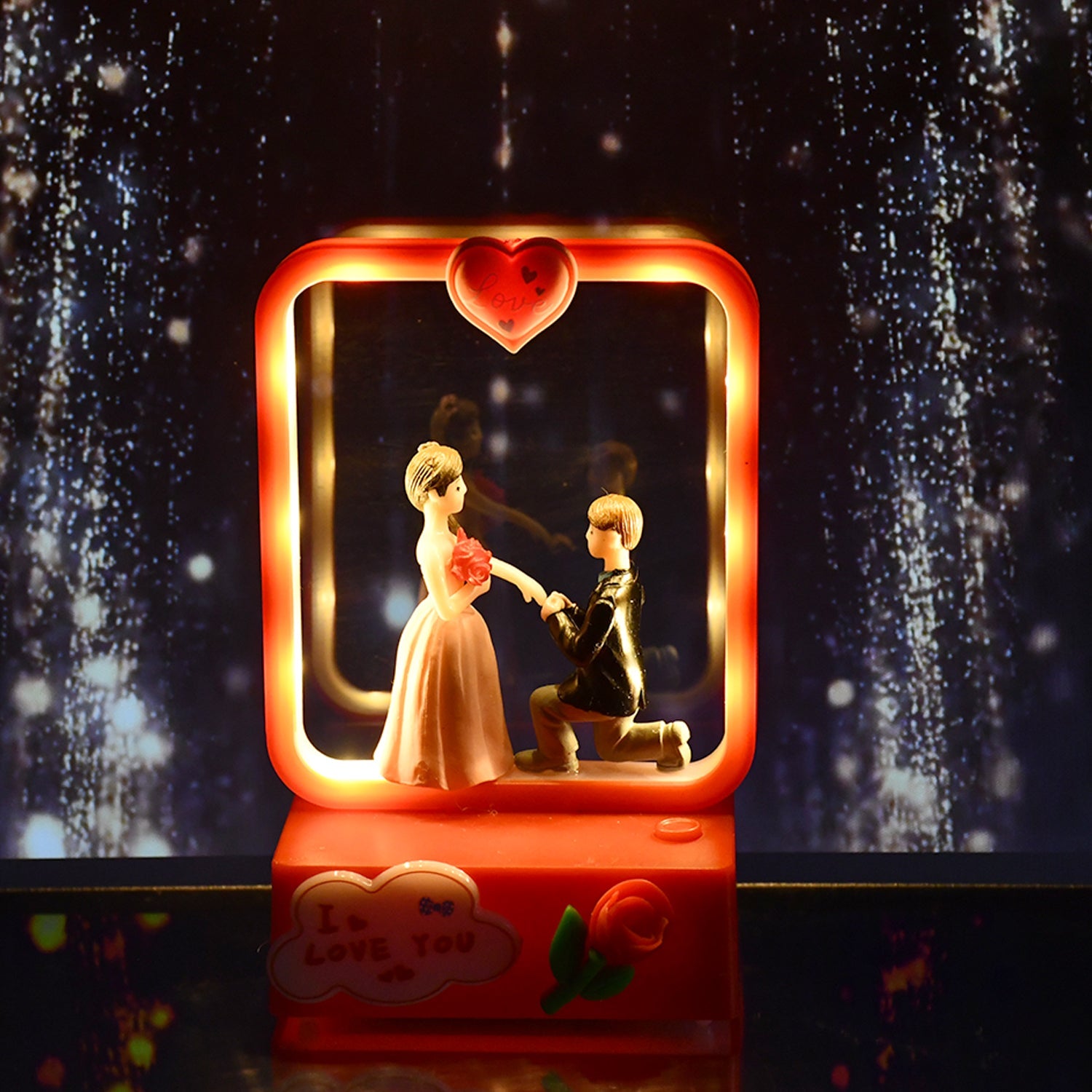 Romantic LED Love Couple Decorative Night Lamp Showpiece (1 Pc) Romantic LED Love Couple Decorative Night Lamp Showpiece (1 Pc)